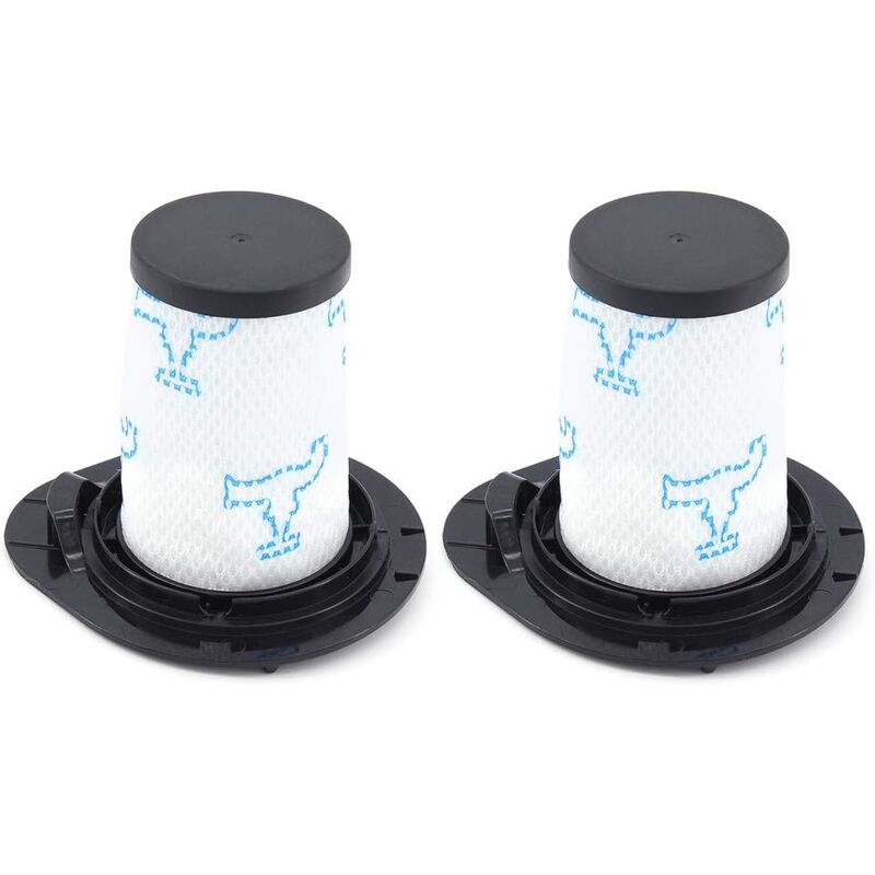 Image of XVX - Lot de 2 Filtres pour Rowenta Air Force 460 All in One RH92xx et RowenFiltre 2 pièces, adapté aux aspirateurs, filtration par élément filtrant