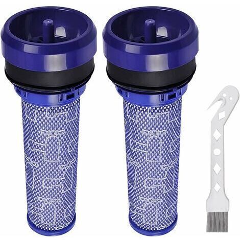 Lot de 2 Filtres Pré-Moteur pour Aspirateur Dyson DC37 DC33C DC39 DC28C DC53 92341301, lavables Pre Motor Filtres pour aspirateur Dyson, 2 filtres et 1 outil de nettoyage（DC39）
