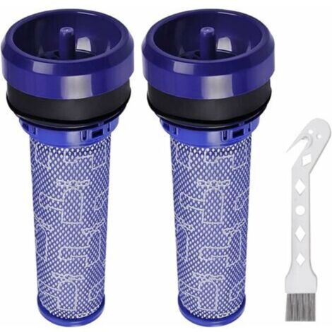Lot de 2 Filtres Pré-Moteur pour Aspirateur Dyson DC37 DC33C DC39 DC28C DC53 92341301, lavables Pre Motor Filtres pour aspirateur Dyson, 2 filtres et 1 outil de nettoyage（DC39）
