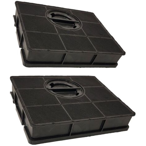 Lot de 2 filtres rectangulaire FAT303 type 303 (484000008581, C00307667) Hotte ARISTON HOTPOINT, BAUKNECHT, BRANDT, DE DIETRICH, ELECTROLUX, ELICA, FAGOR, FAURE, IGNIS, IKEA WHIRLPOOL, INDESIT, JUNO,