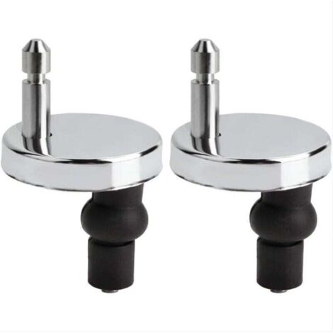Lot de 2 Fixation Abattant WC Universelles Abattant de Toilettes à Charnière Couvercle de Toilettes Abattant Fixations Abattant de Toilettes Remplacement Fixation pour Siège de WC Abattant WC Fix，