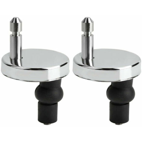 Lot de 2 Fixation Abattant WC Universelles Abattant de Toilettes à Charnière Couvercle de Toilettes Abattant Fixations Abattant de Toilettes Remplacement Fixation pour Siège de WC Abattant WC Fix