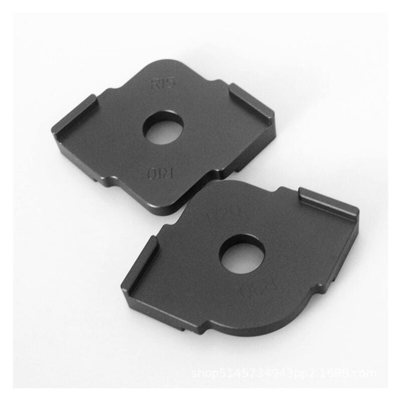 Fei Yu - Lot de 2 forets rapides pour panneaux de bois, dispositif de serrage, gabarits d'angle