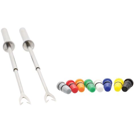 Lot de 2 fourchettes a fondue Lono avec 8 embouts de couleur differentes WMF - FS-1000050144