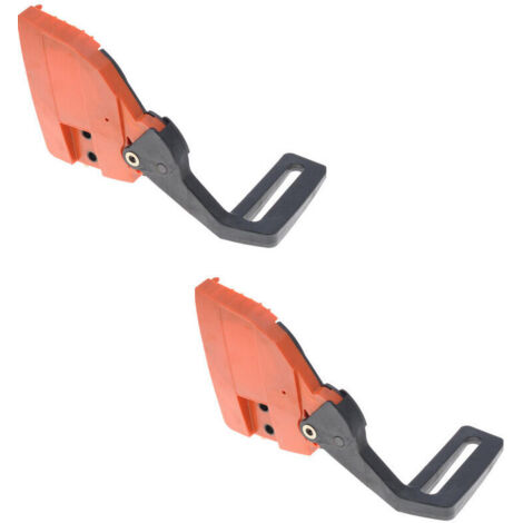 Lot de 2 Frein de chaîne complet compatible avec Husqvarna 136, 137, 141 et 142