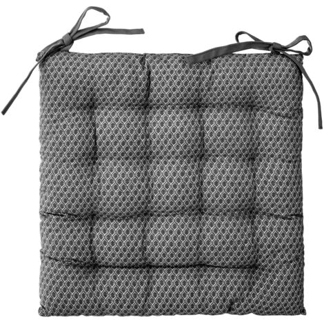 Lot de 2 galettes de chaise carrées à motifs OTTO