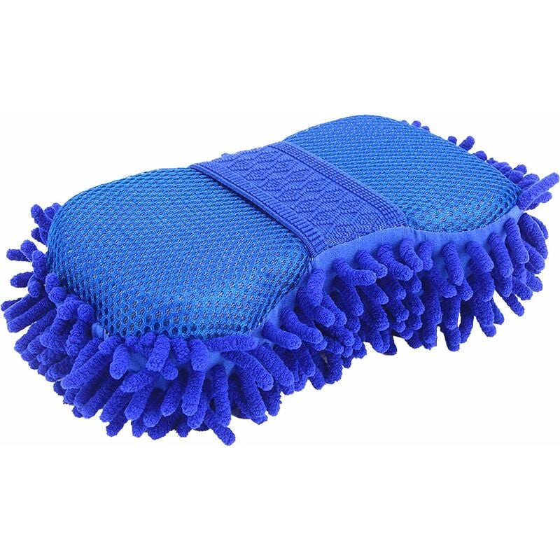 groofoo - lot de 2 gants de lavage pour voiture - grande éponge super absorbante - entretien de la voiture - outil de lavage de voiture - éponge