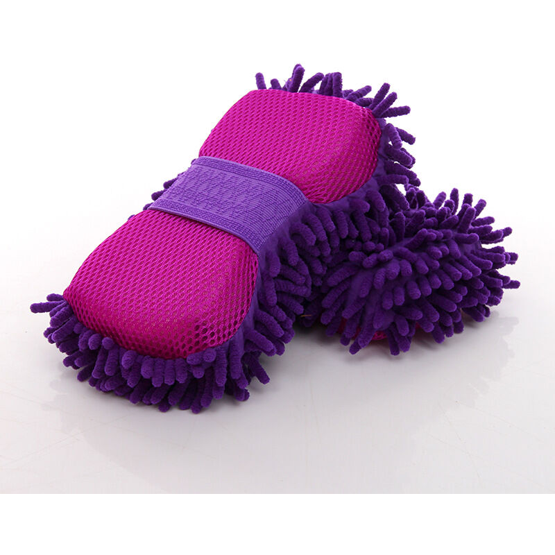 lot de 2 gants de lavage pour voiture - grande éponge super absorbante - entretien de la voiture - outil de lavage de voiture - éponge corail