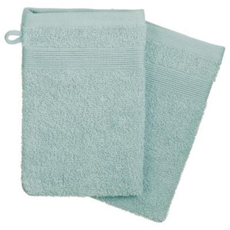 Lot de 2 Gants de Toilette "Confort" 15x21cm Givre