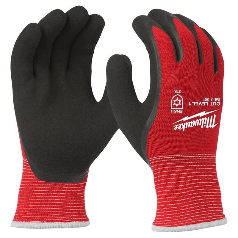 Milwaukee - Lot de 2 paires de Gants d'Hiver Anti Coupure Niveau 1/A Taille 10/XL 4932471345x2