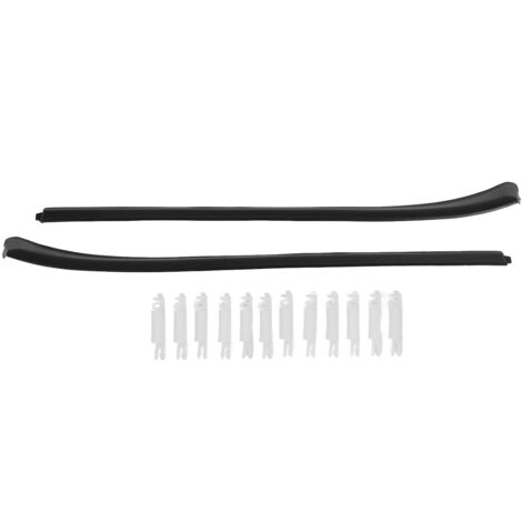 Lot de 2 garnitures de pare-brise avant (gauche et droite) : protection robuste, imperméables et anti-poussière, en caoutchouc ABS, pour 308 et 408