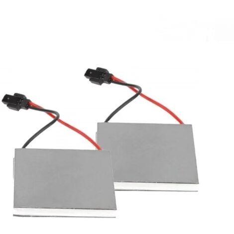 RYTTGOP Lot de 2 générateurs de ventilateur de poêle alimenté par la chaleur, moteur de rechange pour poêle à domicile, ventilateur de cheminée, brûleur à bois, 40 x 40 mm