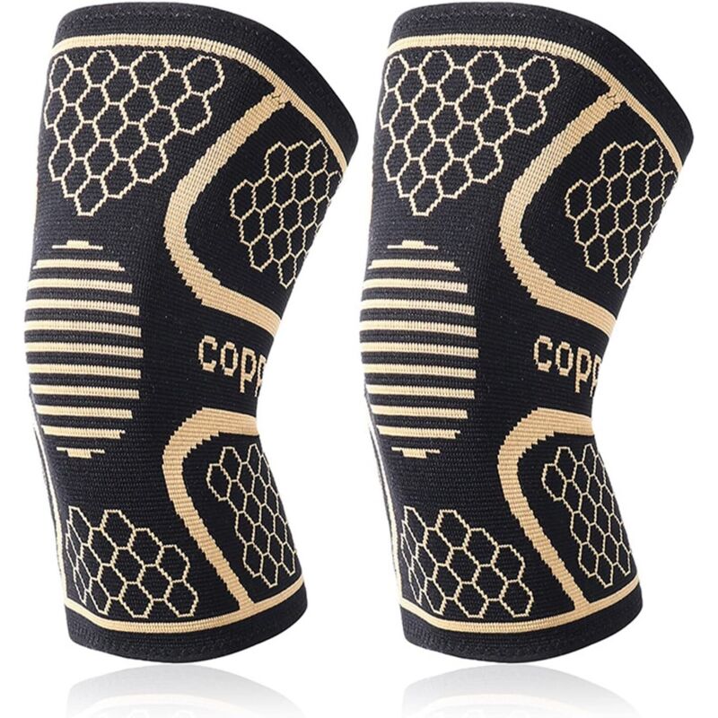 Lot De 2 Genouillères pour Les Douleurs Au Genou Femmes Et Hommes, Bandage De Soutien du Genou pour Déchirure du Ménisque, Soulagement de la Douleur