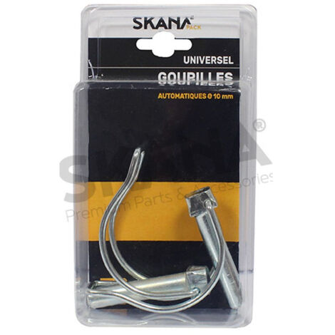 Lot De 2 Goupilles Automatiques. ø : 10 Mm Longueur : 50 Mm.