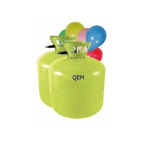 Lot de 2 Grandes Bouteilles hélium XL50 pour 100 ballons
