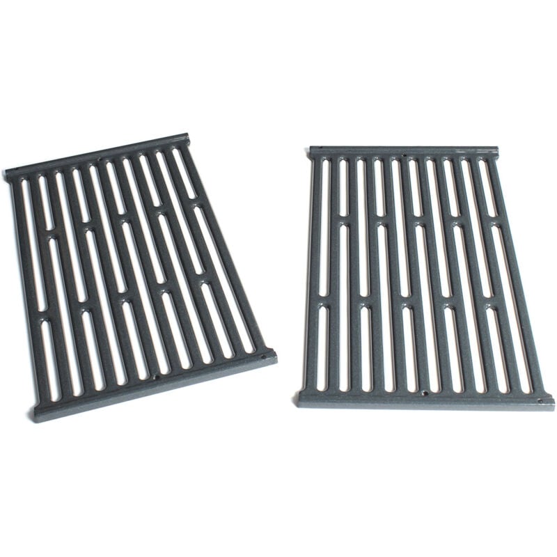 Lot de 2 grilles pour barbecue gaz Weber Spirit 210 69800 Plein Air Lot de 2 grilles Barbecue rectangulaires