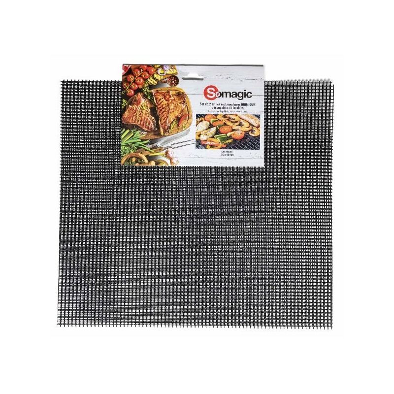 Lot de 2 grilles rectangulaire 36X40CM Somagic 403640CDS
