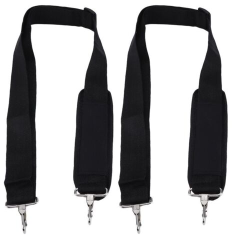 Lot de 2 harnais pour tondeuse à gazon, avec sangle en nylon réglable pour souffleur à feuilles.
