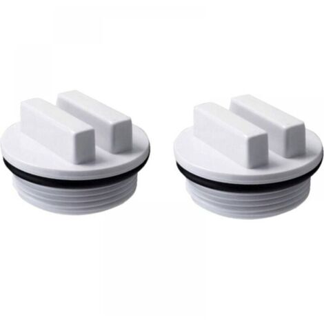 Lot de 2 housses antigel avec joint torique pour filtre de piscine - Protection hivernale contre le gel.
