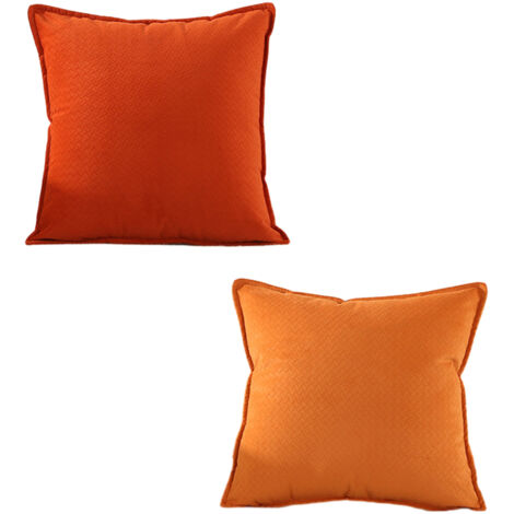 Lot de 2 Housses de Coussin Carrées – Décoratives avec Fermeture Éclair