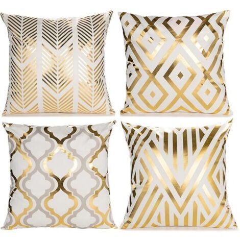 Lot de 2 Housses de Coussin Vert Feuilles, 45x45 cm, Polyester, Décoration Moderne pour Canapé, Jardin, Salon