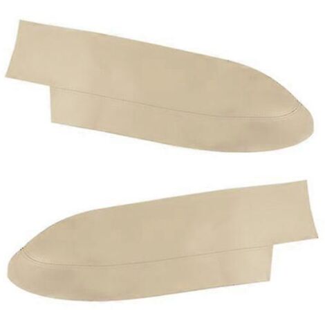 Lot de 2 housses de protection en similicuir pour accoudoirs de portières avant Honda CR-V (2007-2011)  Panneaux et pièces de portières intérieures  Beige