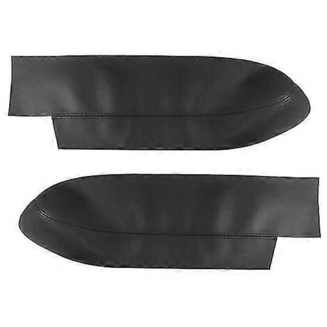 Lot de 2 housses de protection en similicuir pour accoudoirs de portières avant Honda CR-V (2007-2011)  Panneaux et pièces de portières intérieures  Noir