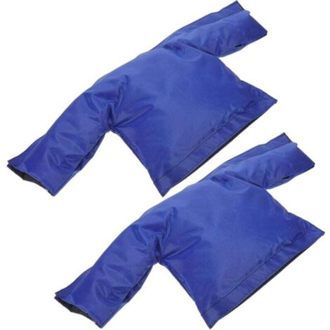 Lot de 2 housses de protection hivernales épaisses et résistantes au gel pour compteur d'eau, avec manchon isolant.