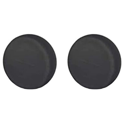 Lot de 2 housses de protection solaire pour pneus et jantes de voiture, SUV et camion, imperméables et résistantes au soleil, à la pluie, à la neige et aux rayures Tissu Oxford 190T