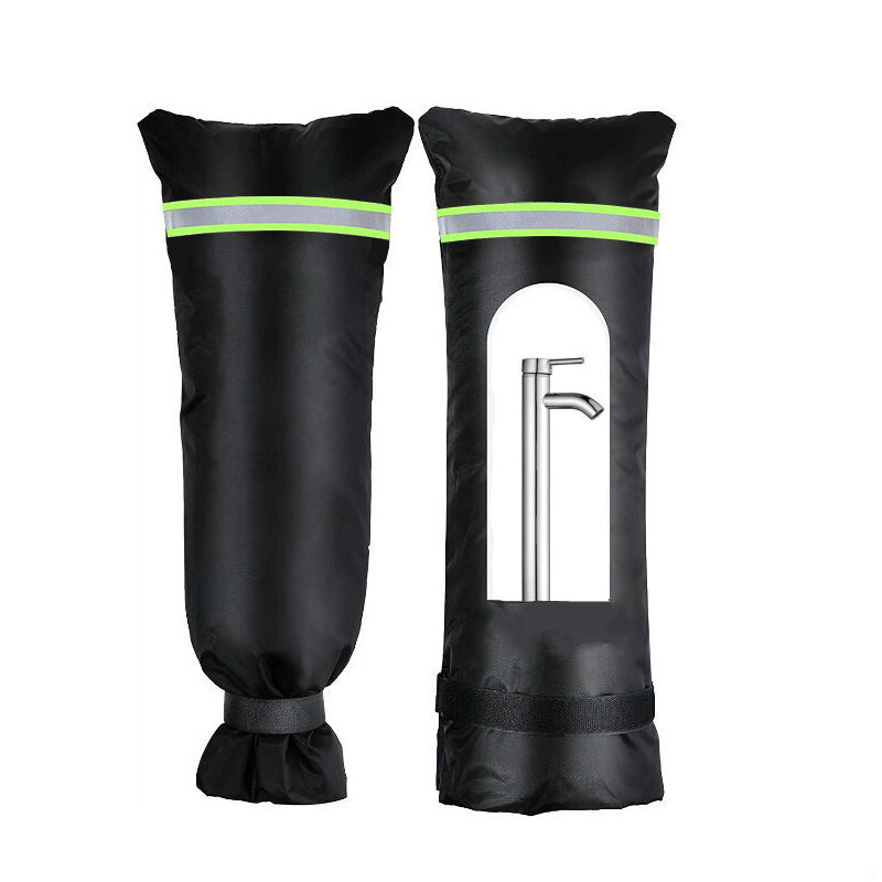 Lot de 2 housses de robinet d'extérieur pour protection contre le gel en hiver, grands housses de robinet de 71,1 x 38,1 cm pour l'extérieur, housse
