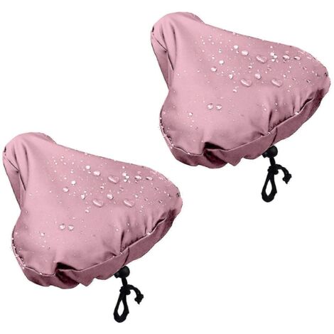 Lot de 2 housses de selle de vélo avec cordon de serrage, imperméables et résistantes aux UV. Accessoires pour vélo.-AquaForge