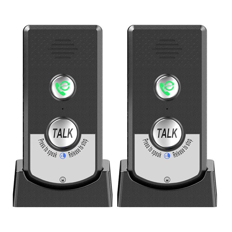 Trimec - Lot De 2 Interphones Sans Fil Pour La Maison, Appelant Bidirectionnel, Interphone Vocal Portable Sans Fil Ultra Longue Distance Pour