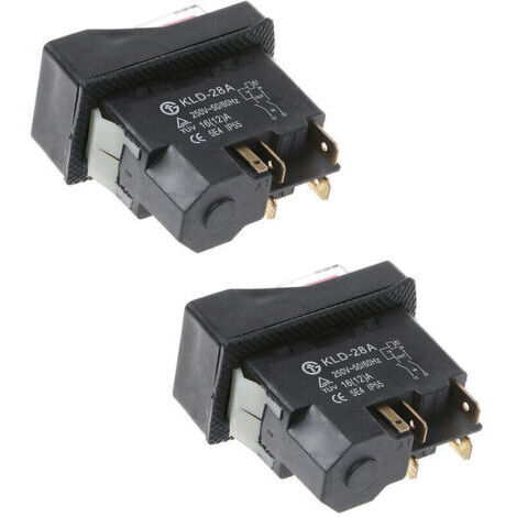Lot de 2 Interrupteur magnétique étanche KLD-28A - Protection contre les explosions - 220 V - IP55
