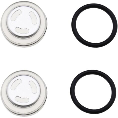 Lot de 2 joints en verre de 18 mm pour moto, joints et rondelles, pour pompe de frein, maître-cylindre, réservoir de moto