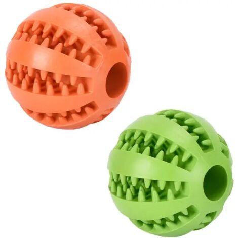 Lot de 2 jouets à mâcher pour chiots contre l'ennui, brosse à dents pour chien