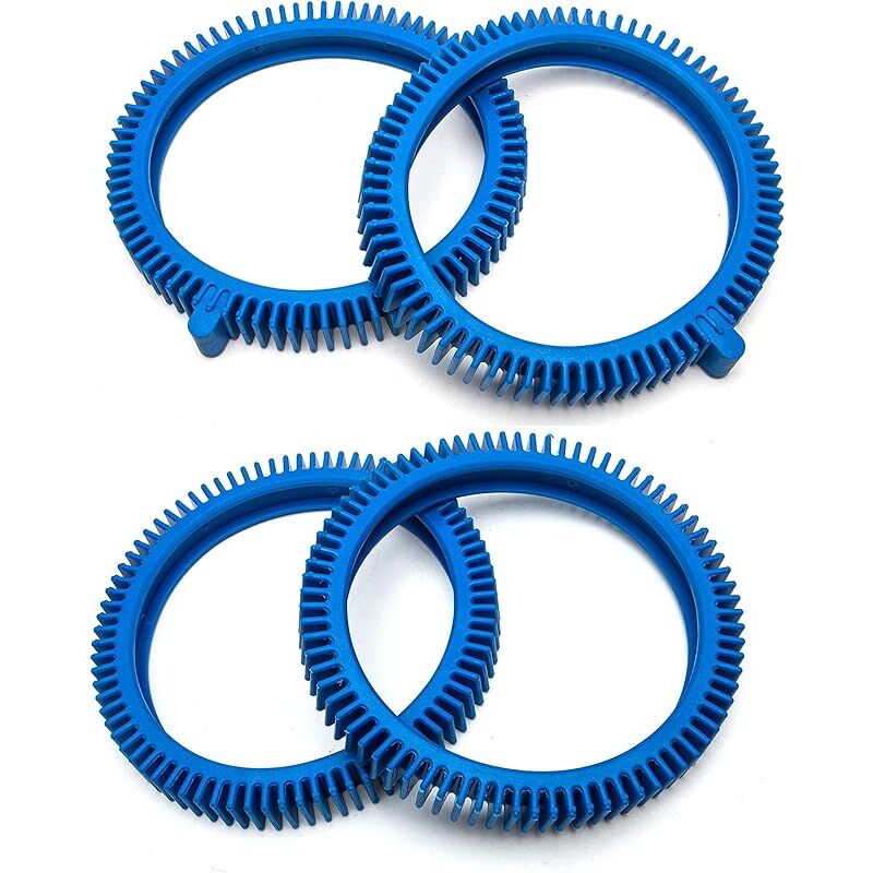 Lot de 2 Kit combiné de pneus avant et arrière de remplacement pour le kit de pneus avant Poolvergnuegen PoolCleaner avec 896584000-143 et kit de
