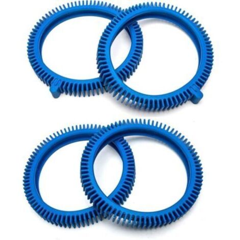 Lot de 2 Kit combiné de pneus avant et arrière de remplacement pour le kit de pneus avant Poolvergnuegen PoolCleaner avec 896584000-143 et kit de pneus arrière 896584000-082