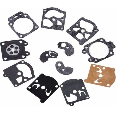 Lot de 2 Kit Réparation du Carburateur Joint Membrane Compatible avec Walbro K10-WAT WA & WT Séries Stihl Hus-qvarna Poulan McCulloch Echo