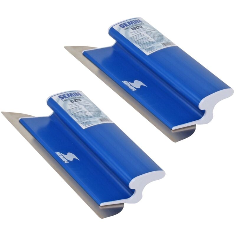 Semin - Lot de 2 lames pour enduire et lisser ce 78 - 25 cm