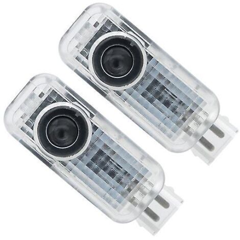 lot De 2 Lampes D'accueil De Porte, 1 Lampe De Signalisation De Voiture  Projection Led, Lampe D'accueil De Voiture, Lampe D'accueil