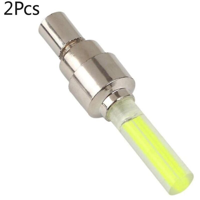 Fei Yu - Lot de 2 lampes led pour couvercle de buse de valve de roue, accessoires de conduite en plein air pour vélo et moto