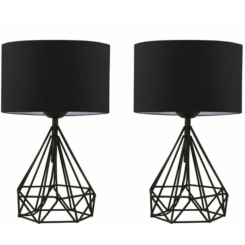 Lampe à poser en métal Loc (Lot de 2)