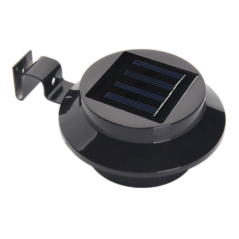 Fei Yu - Lot de 2 lampes solaires à induction pour clôture et balustrade 3 led pour extérieur