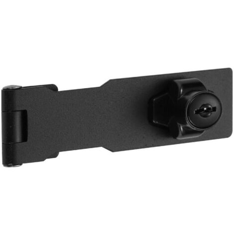 Lot de 2 loquets à clé à bouton tournant pour petites portes, armoires, etc., en acier inoxydable, serrures à moraillon, serrures de sécurité, serrures de porte avec clés