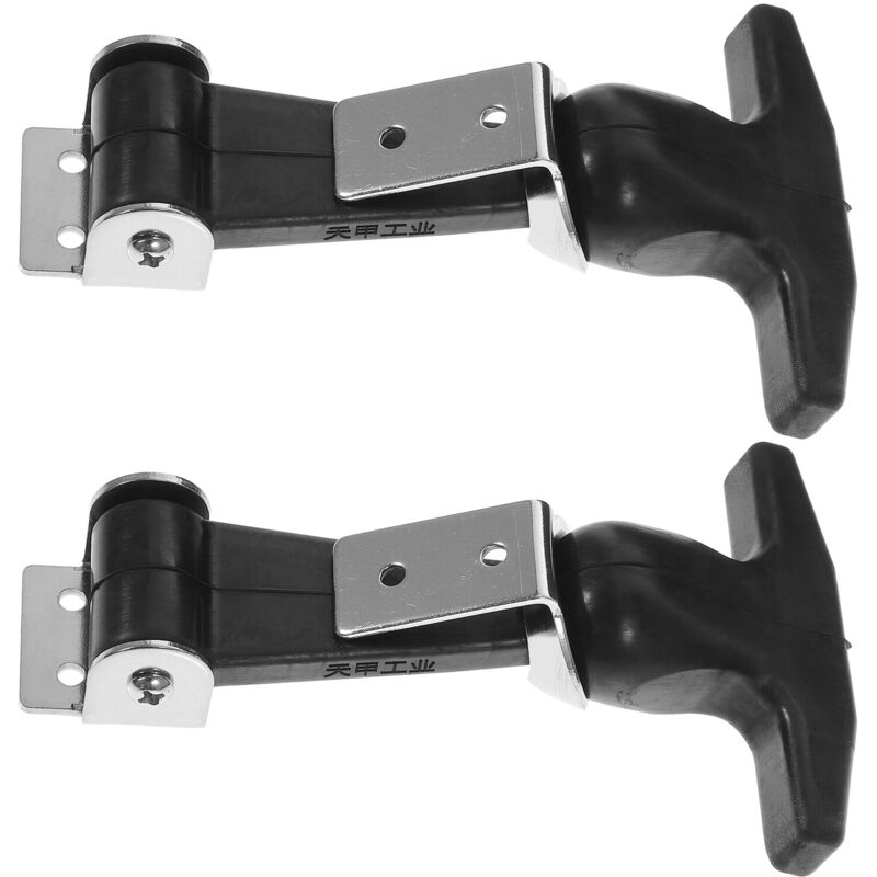 Lot de 2 loquets flexibles à poignée en t en acier inoxydable pour chariot et boîte à outils