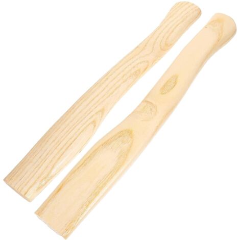 Lot De 2 Manches De Hache En Bois De Châtaignier 38 Cm Pour Outils De