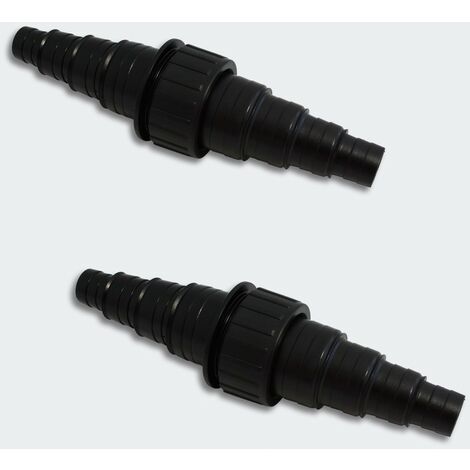 Lot De 2 Manchons à Visser Pour Tuyau D'Aquarium Ou Bassin 20-25-32-40 mm