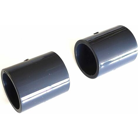 Lot de 2 Manchons PVC Pression / 32 mm intérieur F/F PN16 / Piscine et arrosage/égale 32mm