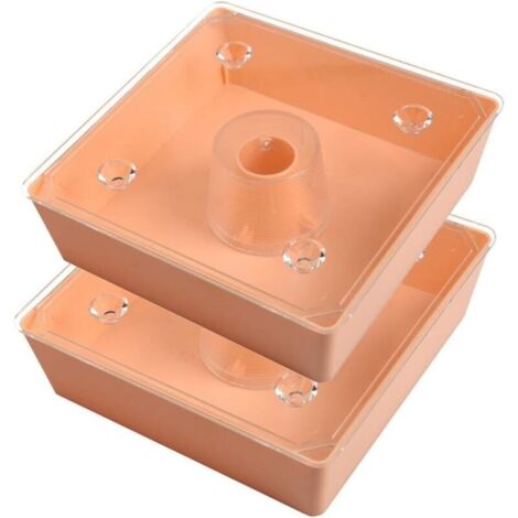 Lot de 2 mangeoires carrées pour colibri - Pour extérieur - Pour apiculteur