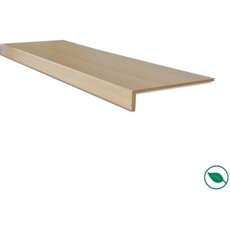 Lot de 2 marches rénovation d'escalier stratifié chêne clair -FLORIDA- 1000 x 250 x 56 mm - PEFC 70%